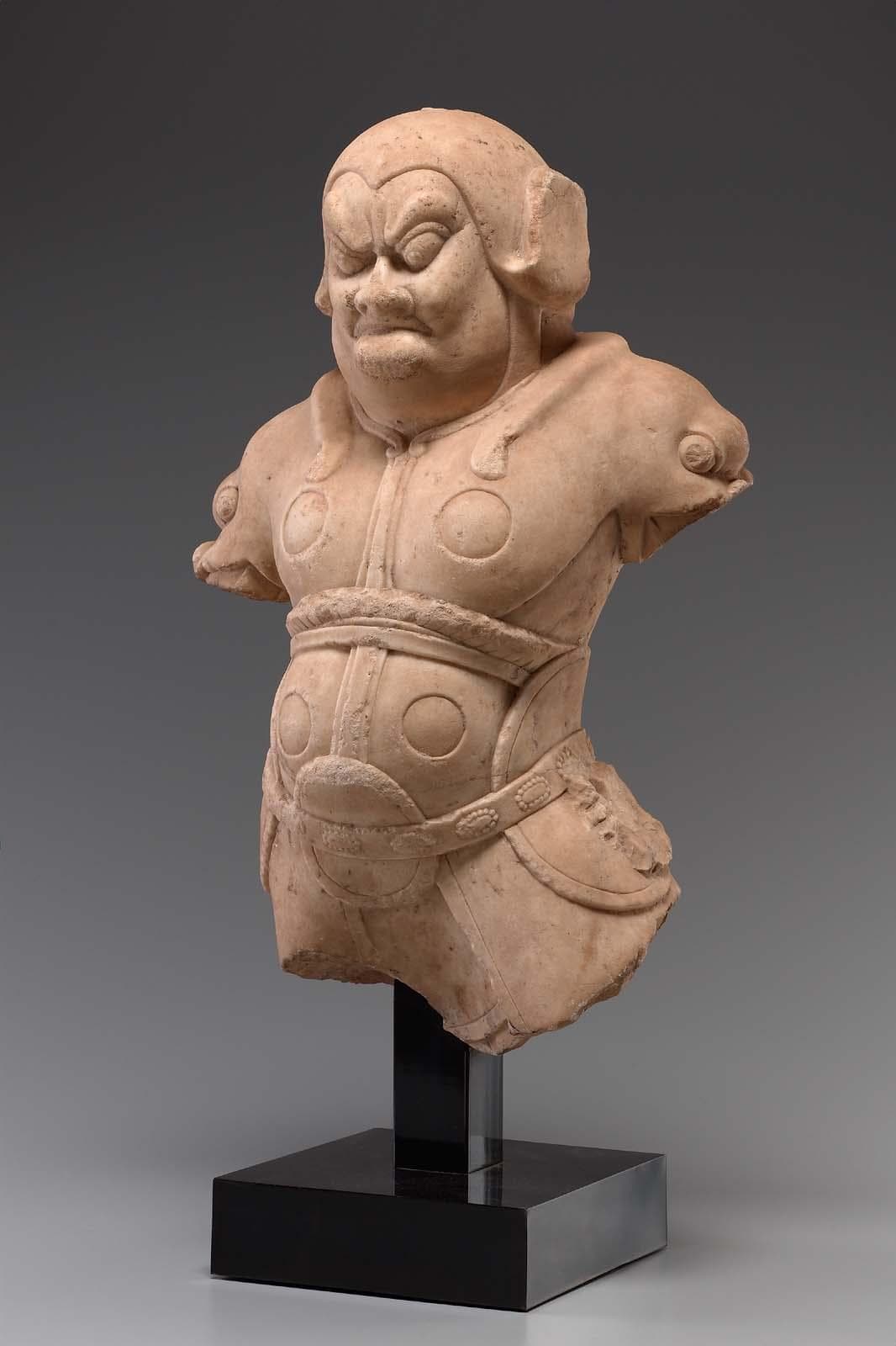 Museum of Fine Arts Boston Tang Dynasty Sculpture of a guardian king 波士顿美术博物馆 唐代天王像.jpg