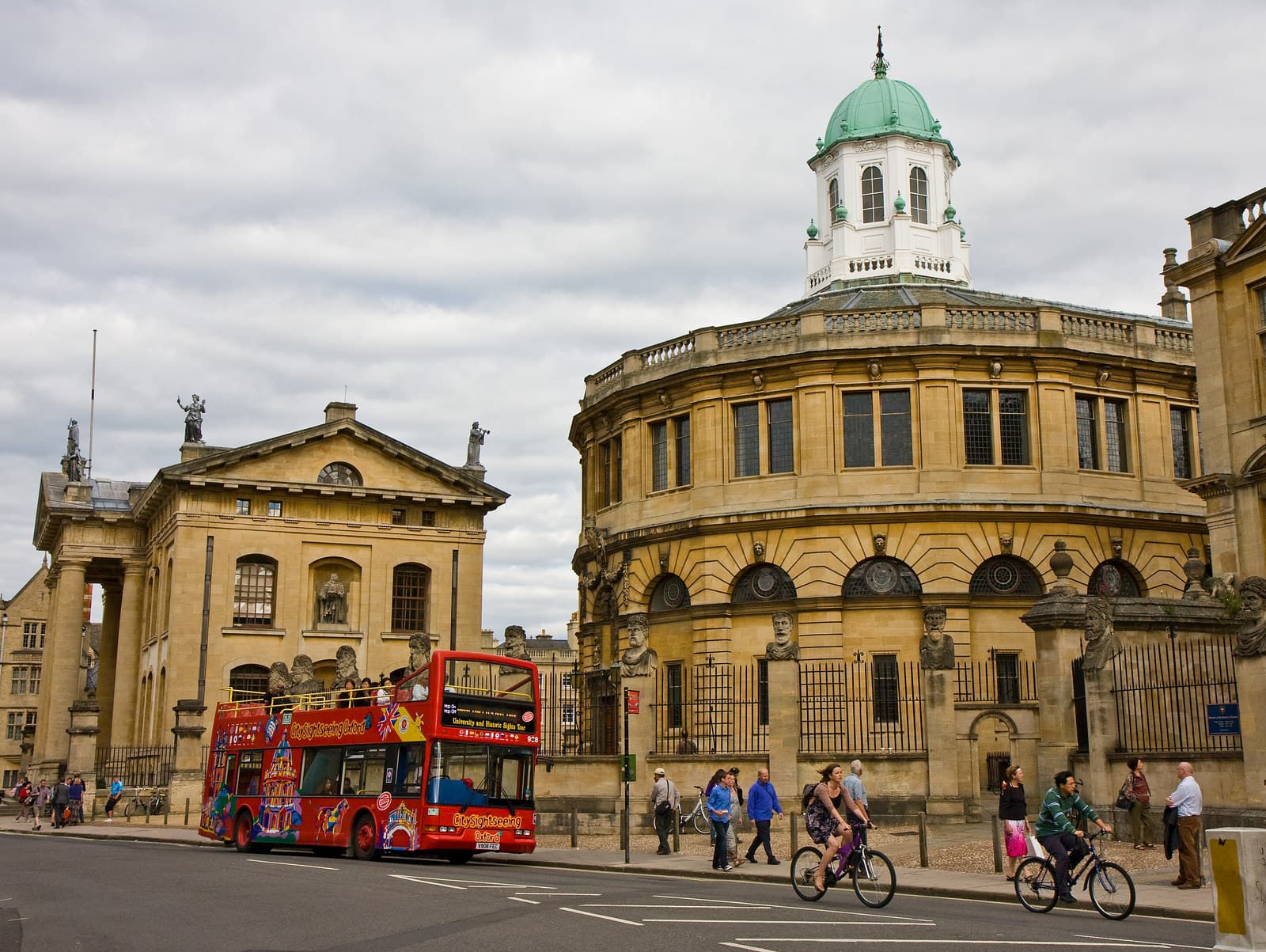City Sightseeing bus in Oxford, England 12 - Broad Street.jpg
