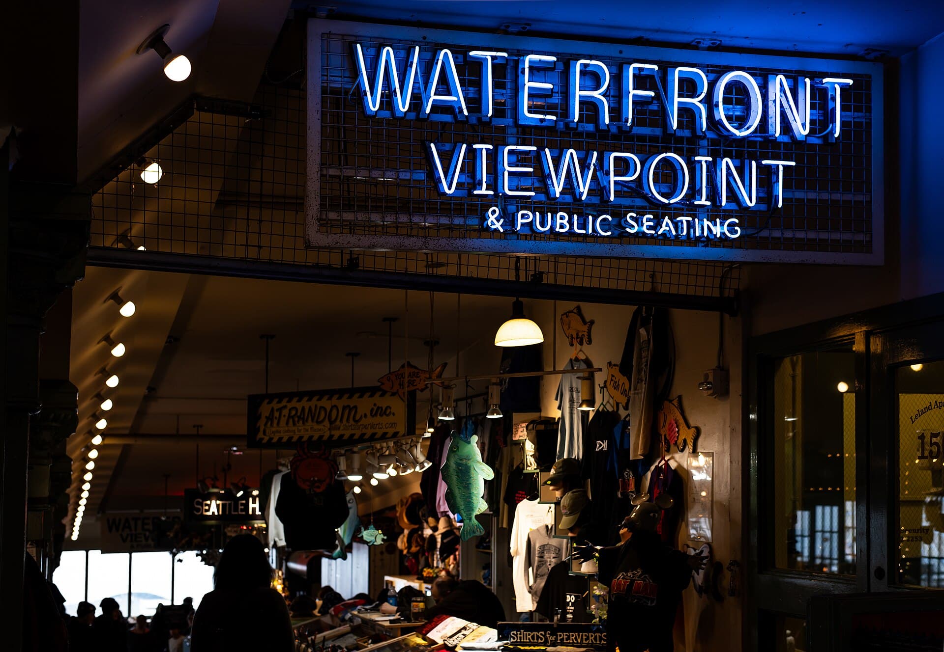 Waterfront Viewpoint Sign at Pike Place Market, Seattle, Washington, 2025.jpg