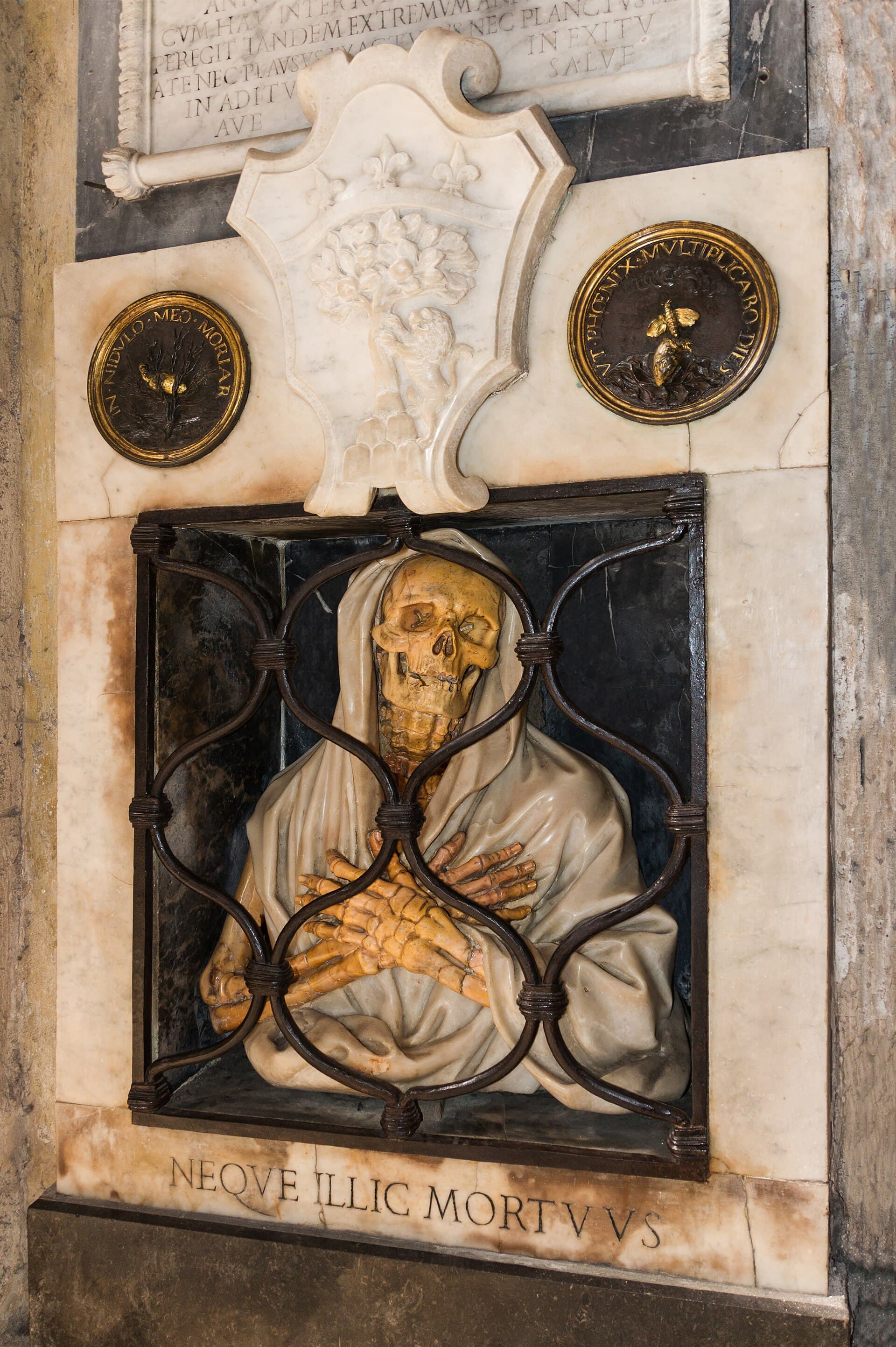 Neque Illic Mortuus, inside of Santa Maria del Popolo, Rome, Italy.jpg