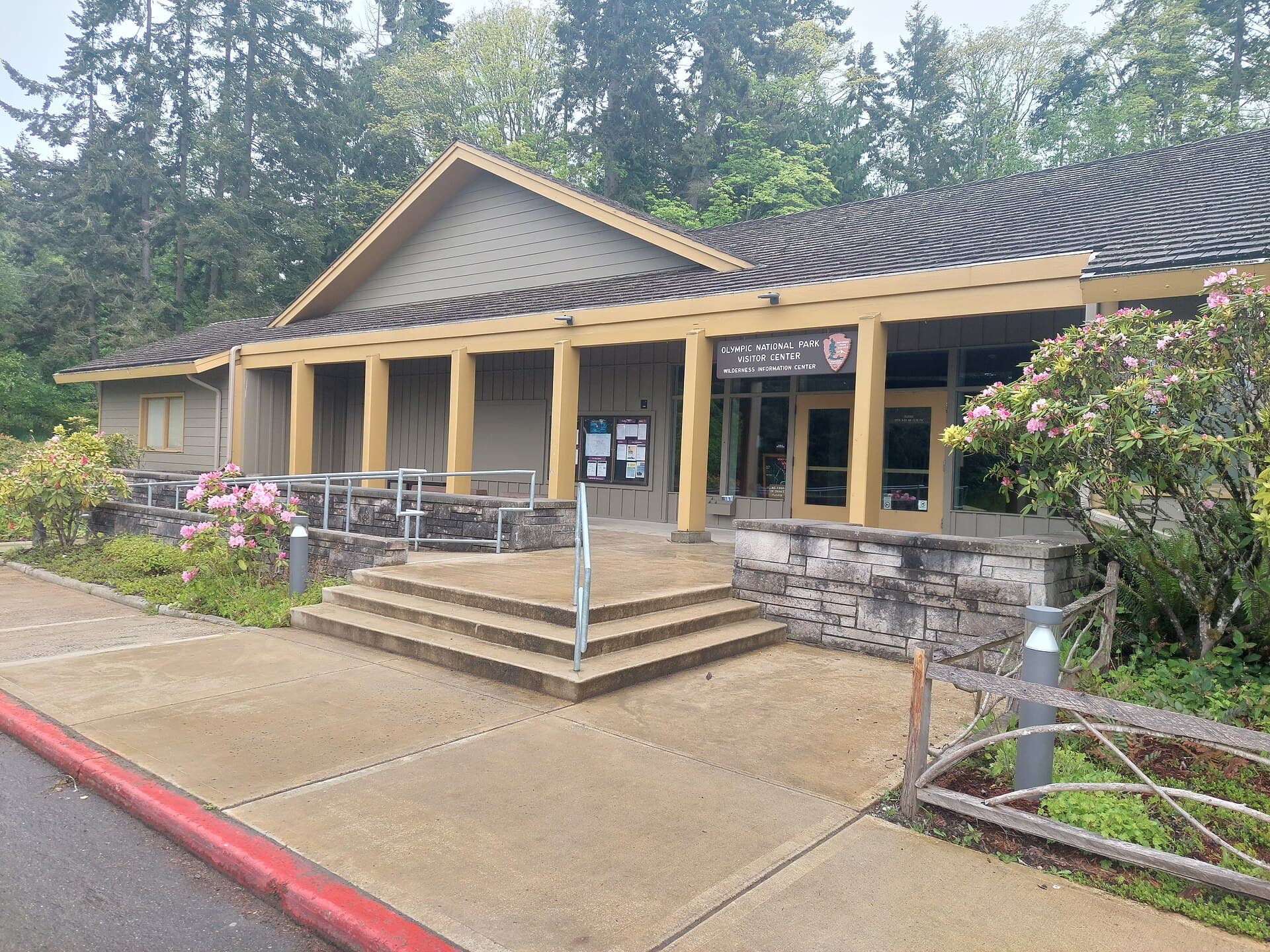 Exterior of Olympic National Park Visitor Center - Wilderness Information Center.jpg