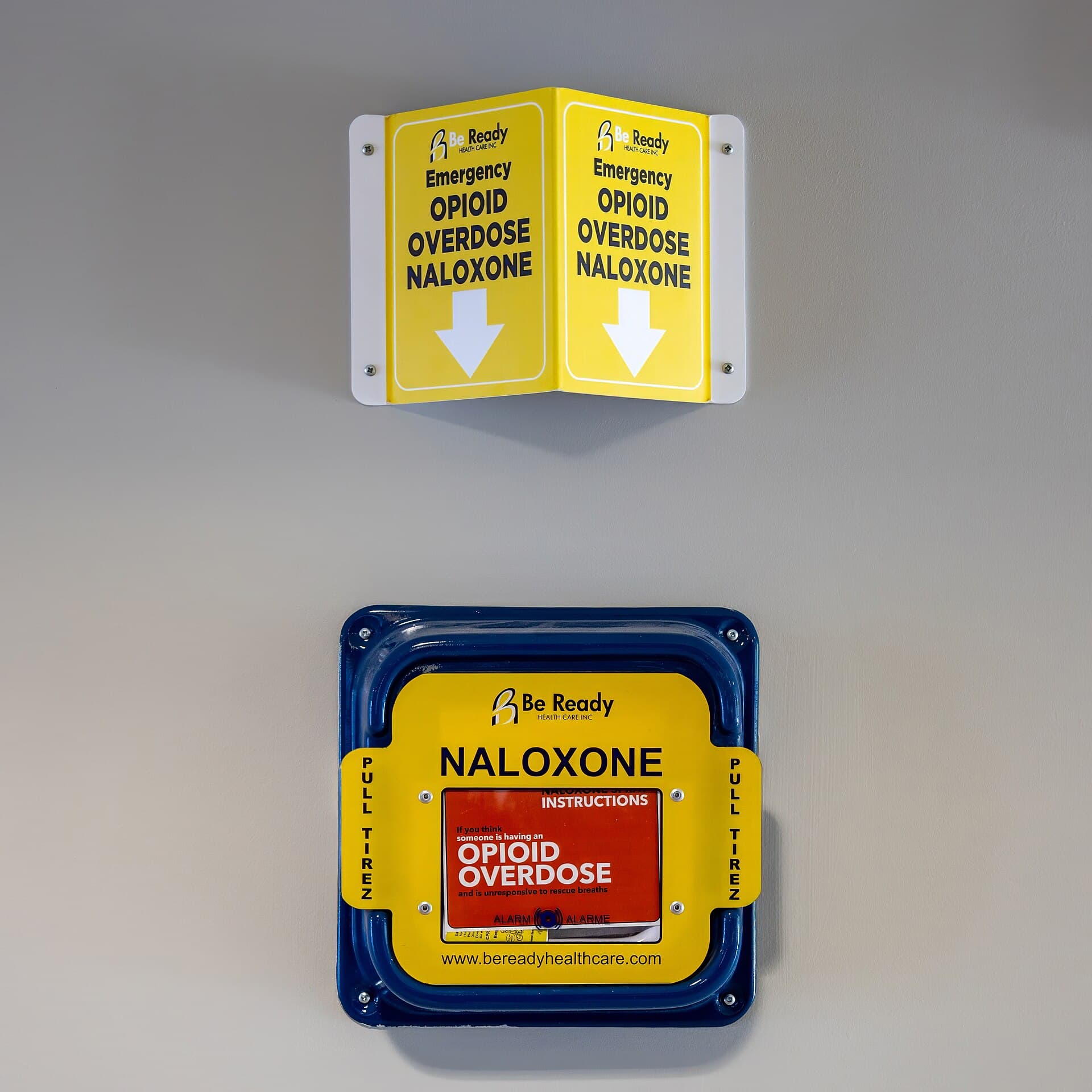 Naloxone kit, Mount Royal University, Calgary, Alberta, 2025-07-11.jpg
