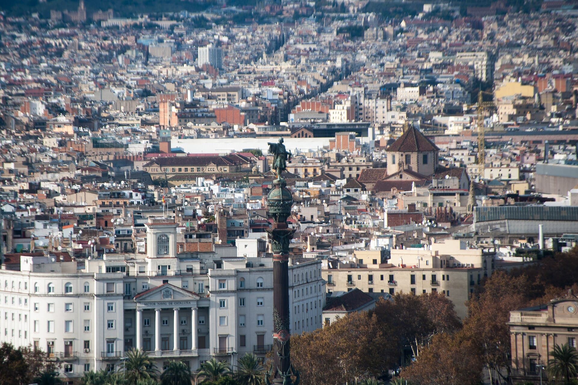 Panoramic view of Barcelona , Catalonia, Spain-2.jpg