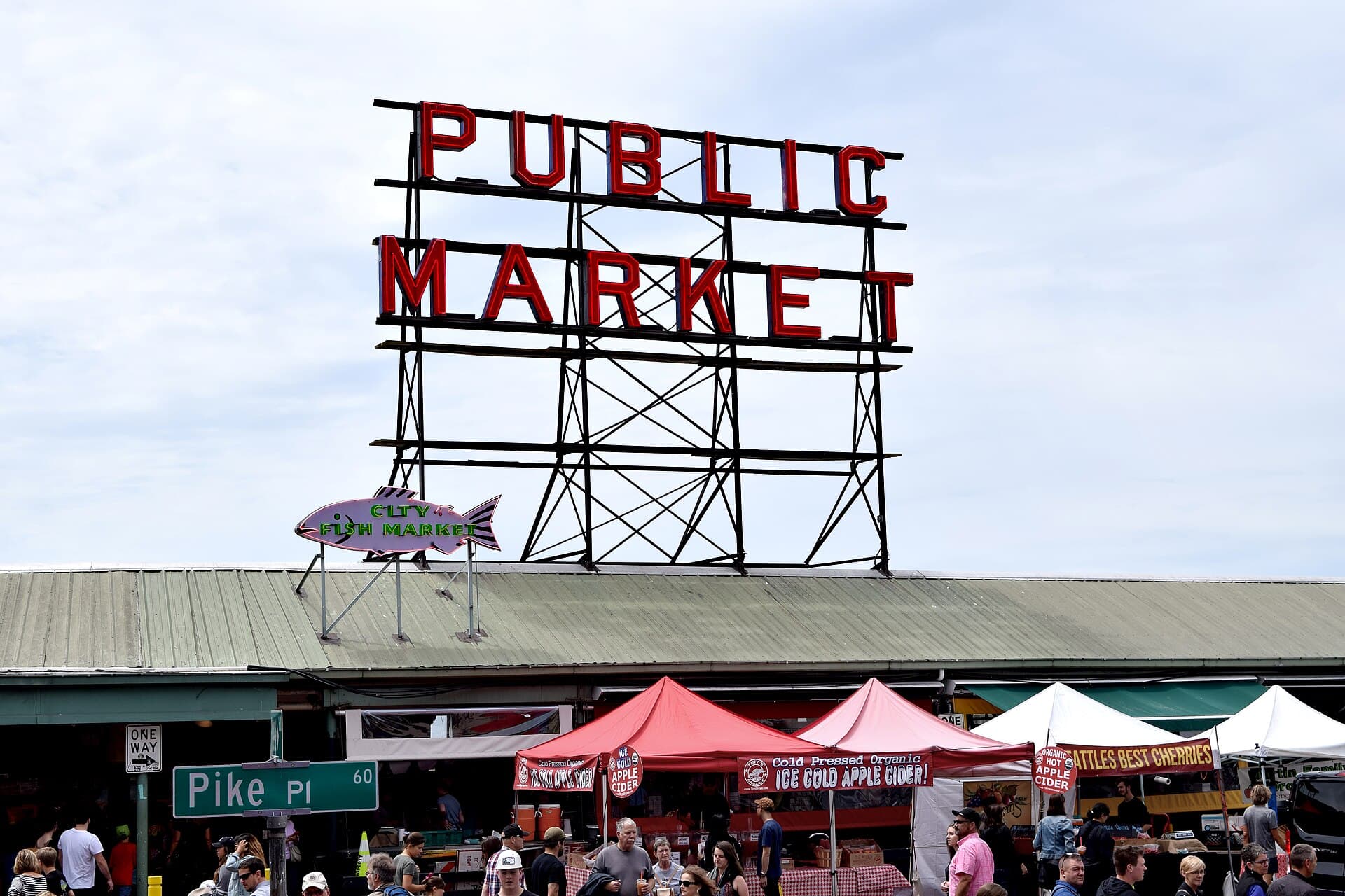 Public Market sign at Pike Place Market, 2017.jpg